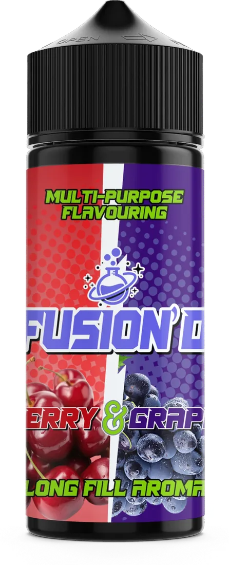Fusion'D Cherry & Grape 120 ml bottle